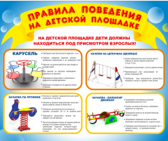 Правила безопасности на детской площадке Правила безопасности на детской площадке.